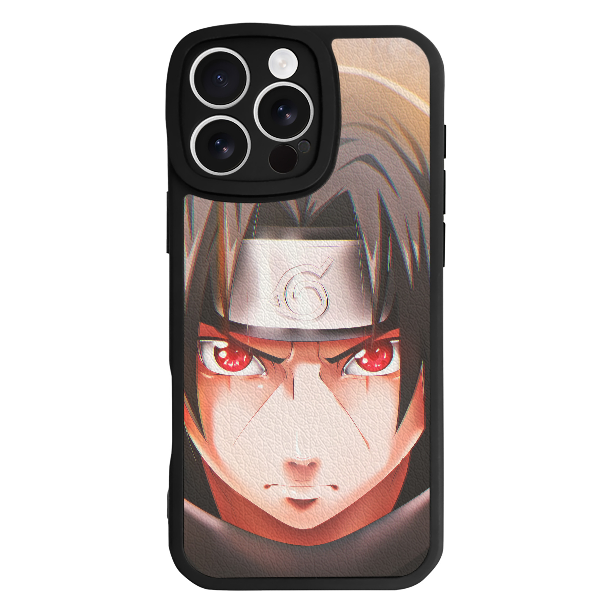 （画像用） NARUTO -ナルト- NARUTO -ナルト- 疾風伝 【iPhone 16シリーズ対応】シリコンスマホケース（レザー調） 材質：シリコン